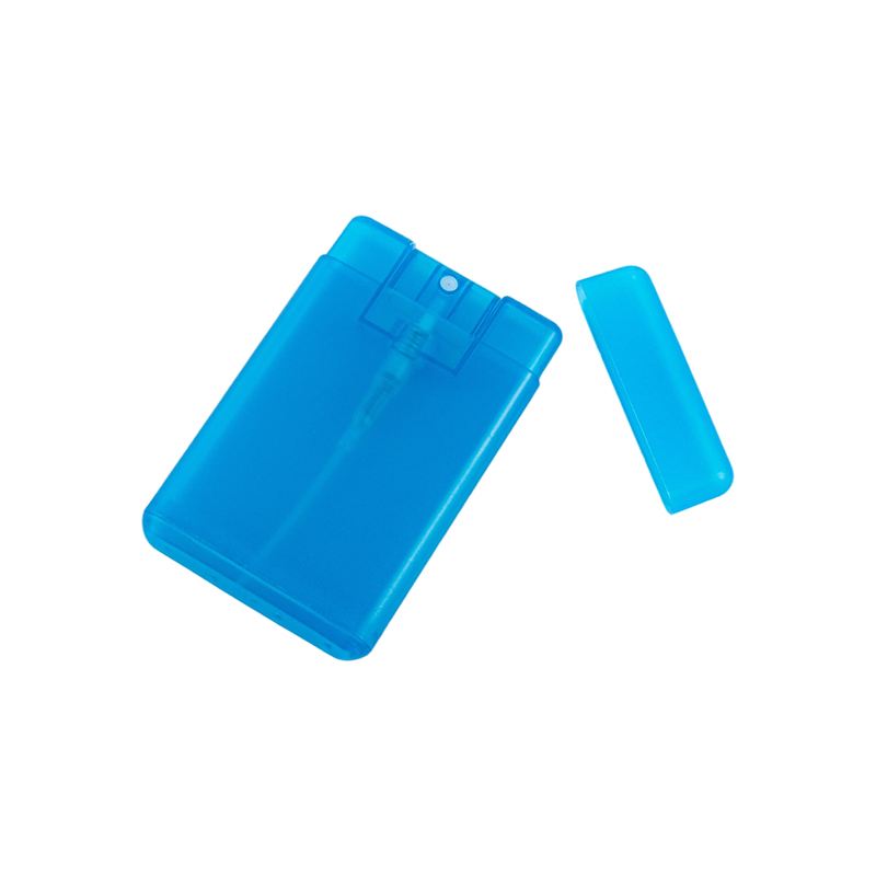 Toz kapaklı kart tarzı sprey şişesi